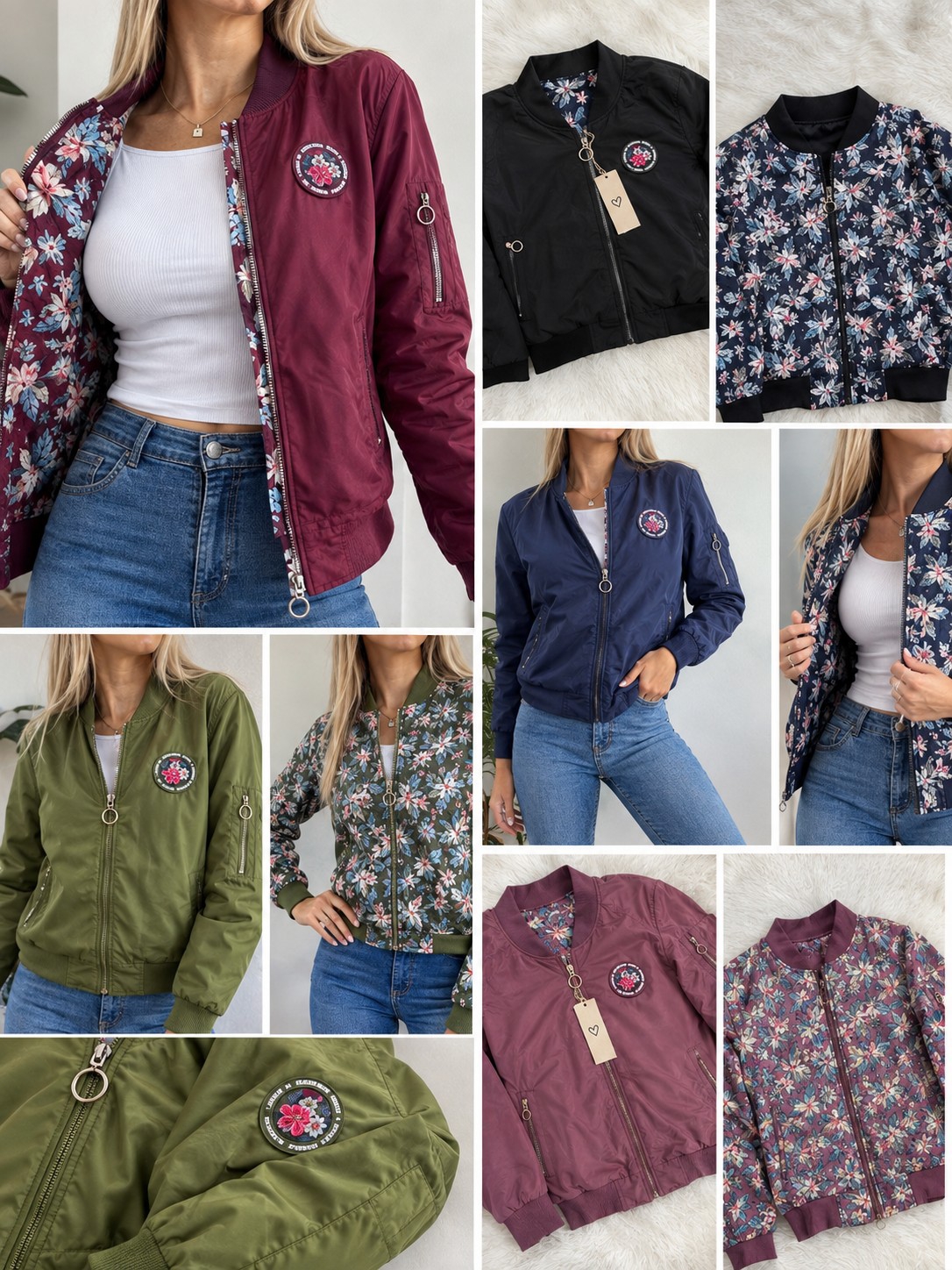 Bomber Reversible Dama - Imagen 5