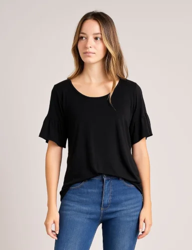 Remera Lino Liso T.2 al 8