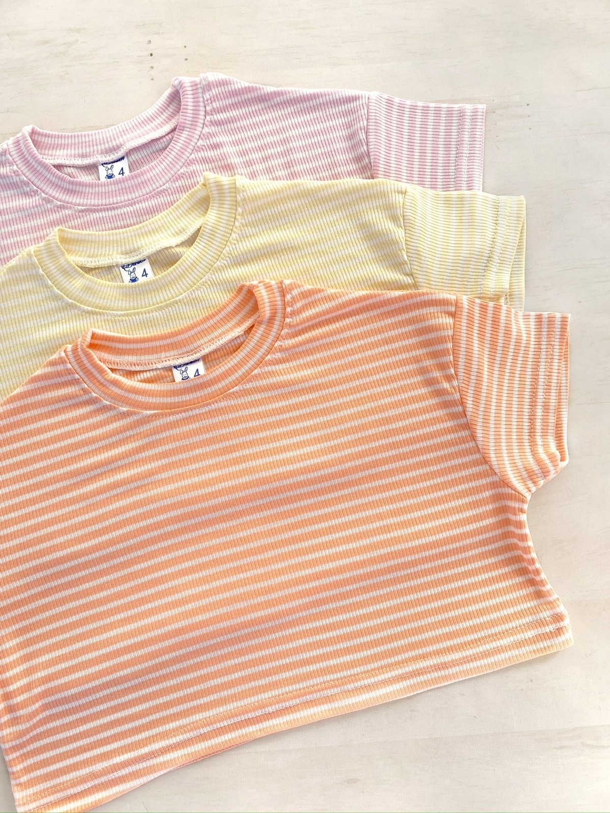 Remera de Nena Wafle Rayada - Imagen 2