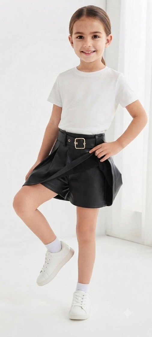 Short Pollera Engomado de Nena - Imagen 3