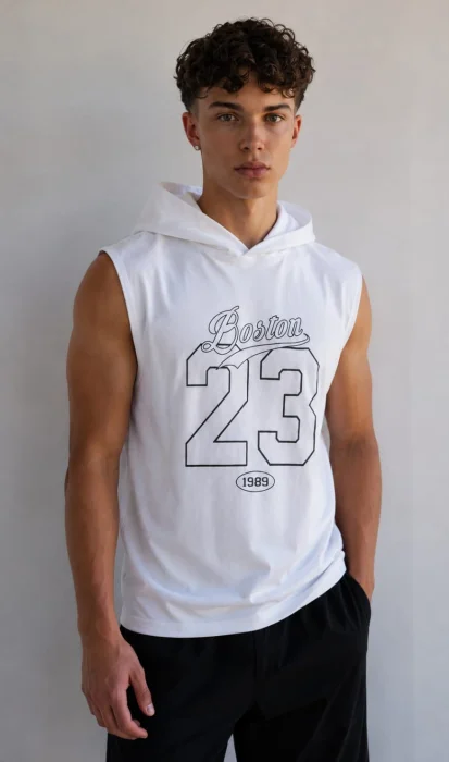 Musculosa Boston 23 C/capucha