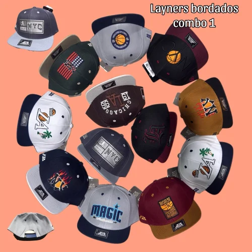 Gorros Plana Bordado Premiom