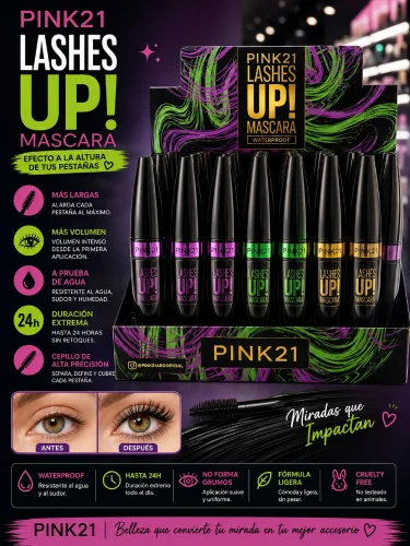 Máscara de Pestañas Pink21