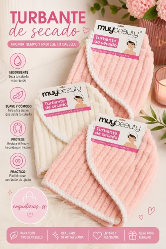 Turbante Mely Secado Rápido