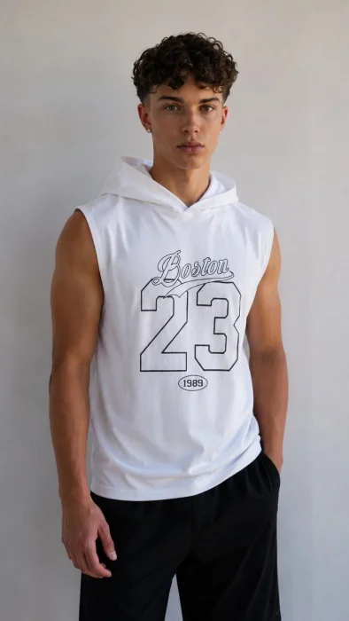 Musculosa Boston 23 C/capucha