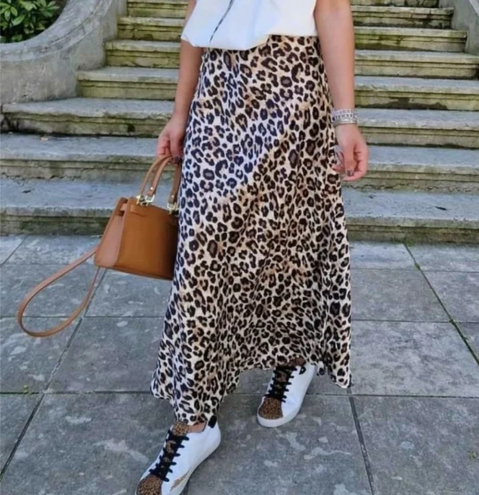 Maxifalda Animal Print