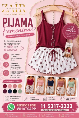 Piama Importada Marca D' Lirio