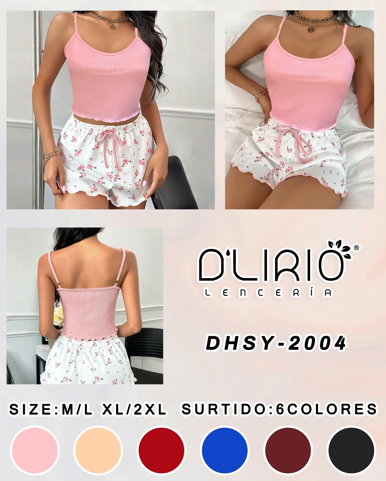 Piama Importada Marca D' Lirio - Imagen 2