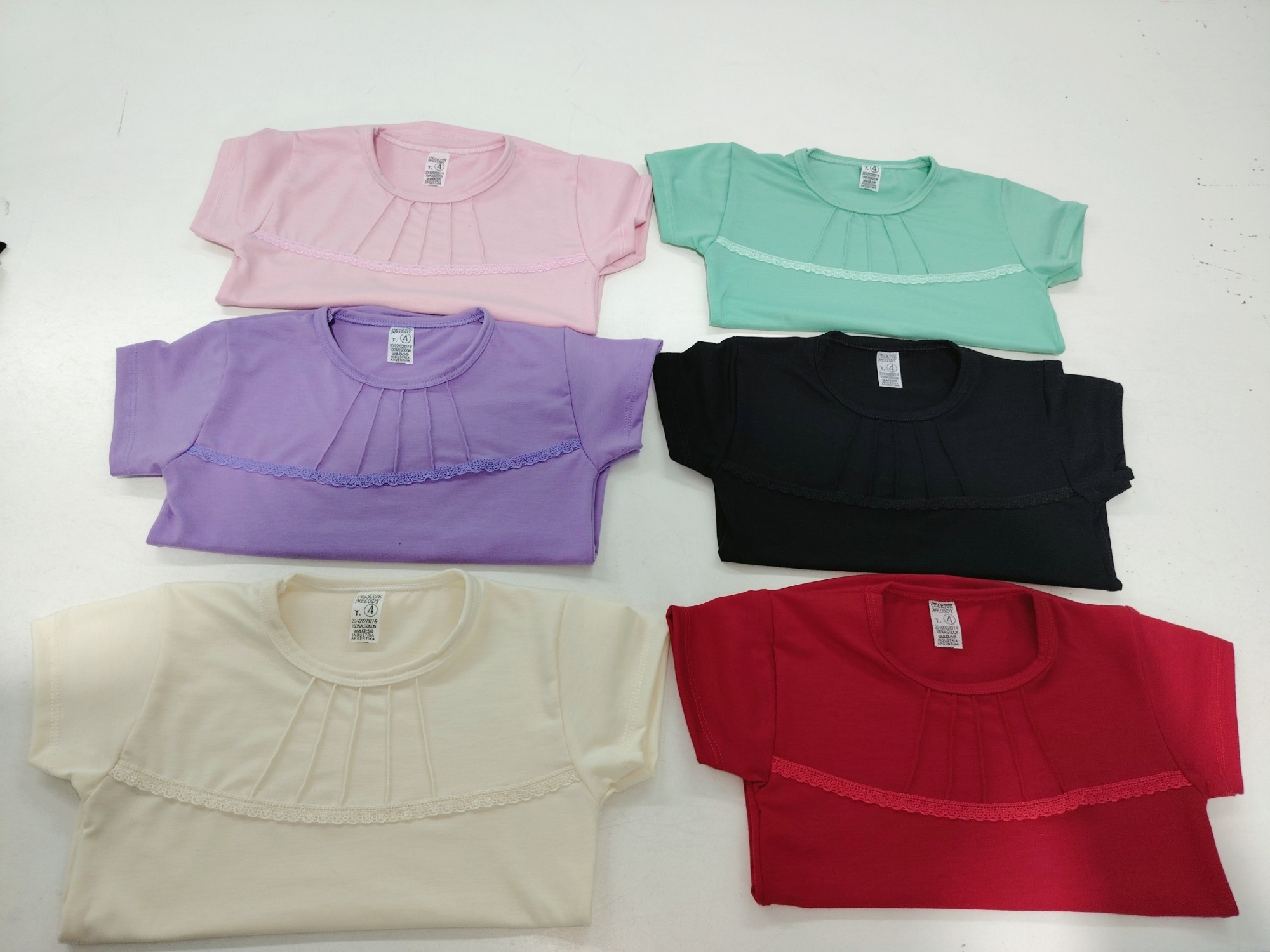 Remeras Modal con Encaje - Imagen 2