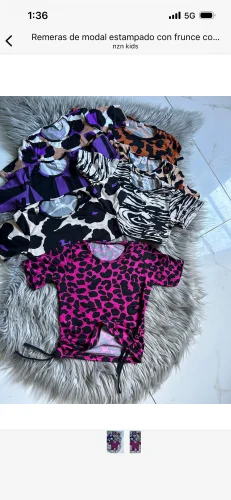 Remeras de Niñas Modal Estampado del 4al16