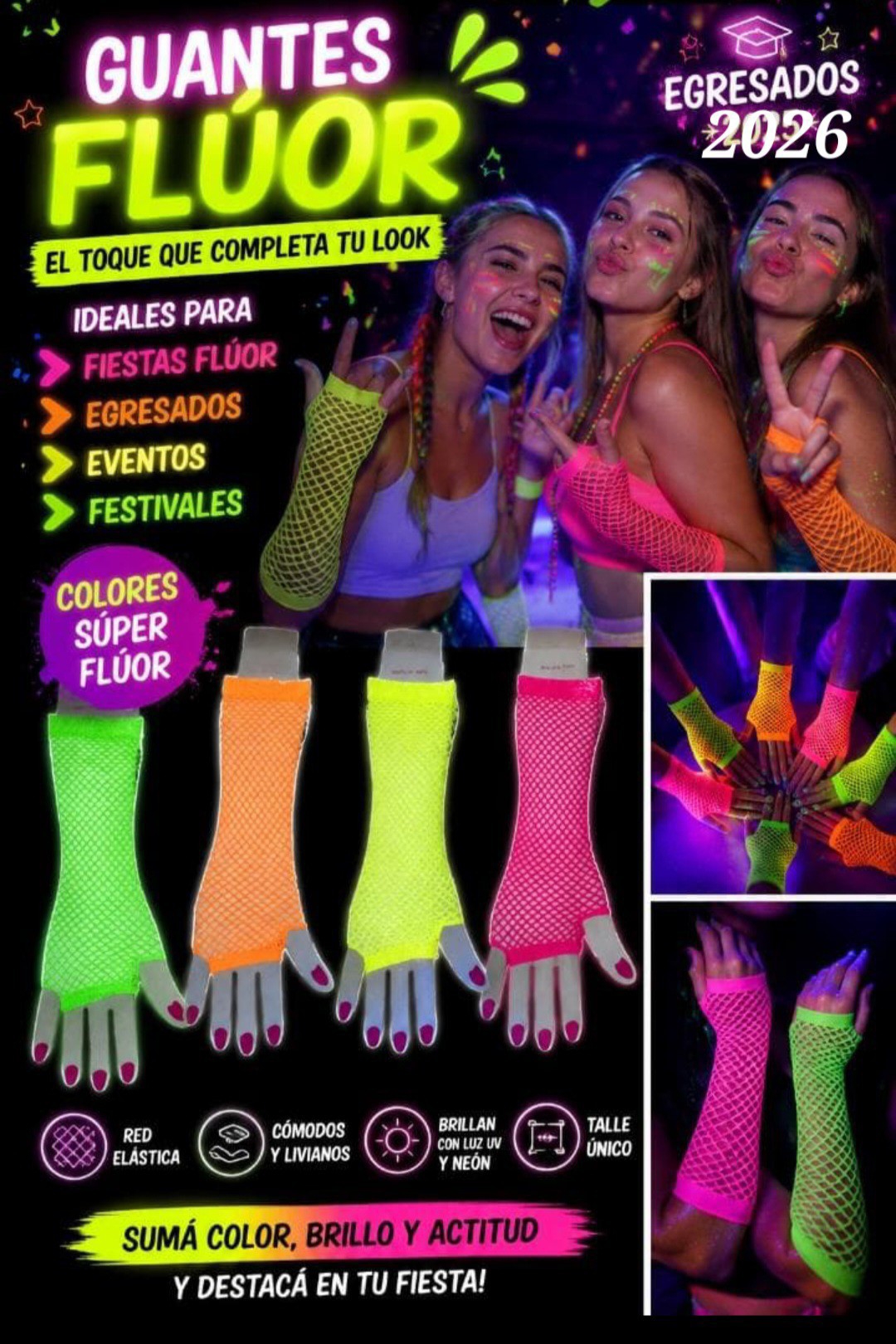 Guantes Fluor - Imagen 2