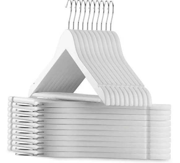 Percha Madera Blanca Adulto