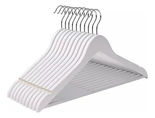 Percha Madera Blanca Adulto - Imagen 2
