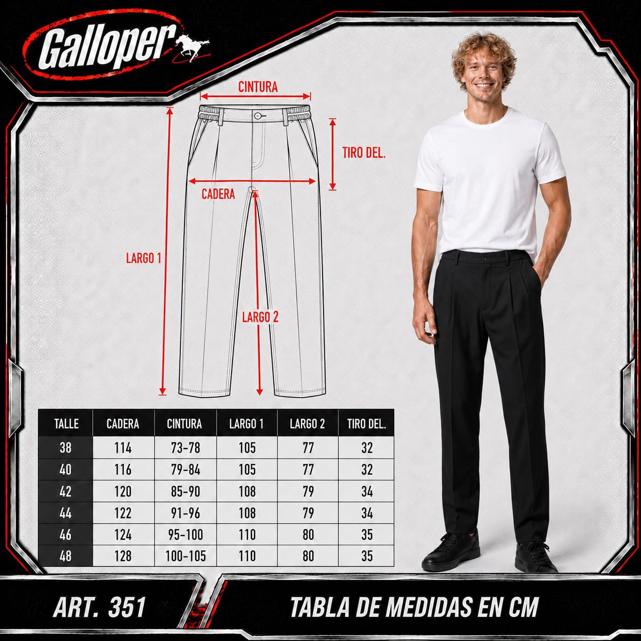 Pantalon Sastrero ( C/ Elastico) - Imagen 2