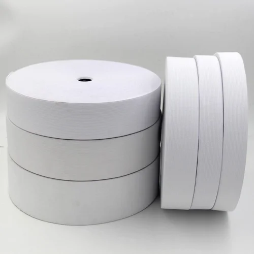 Elastico de Poliester   ( Blanco ) - 4 Cm X 50 M