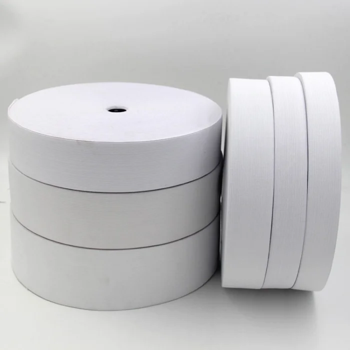 Elastico de Poliester   ( Blanco ) - 4 Cm X 500 M