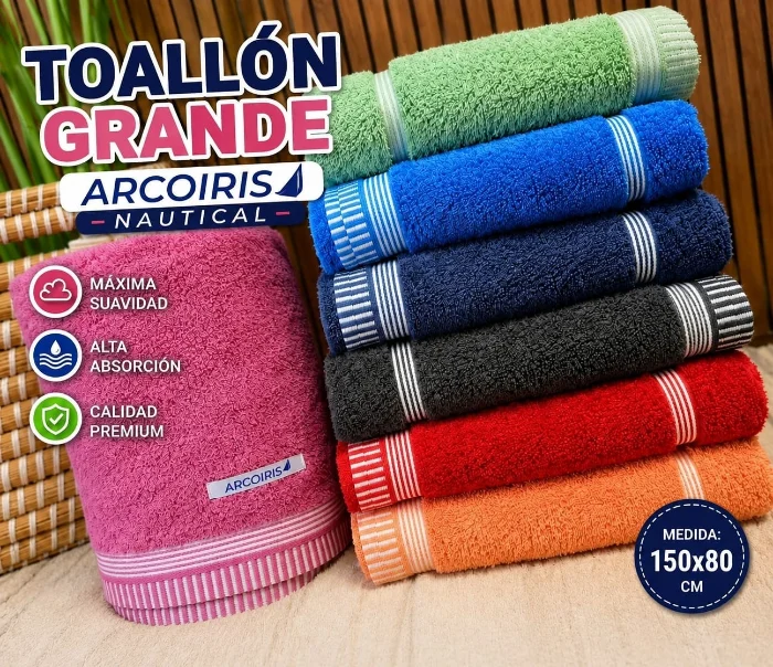 Toallones Arco Iris