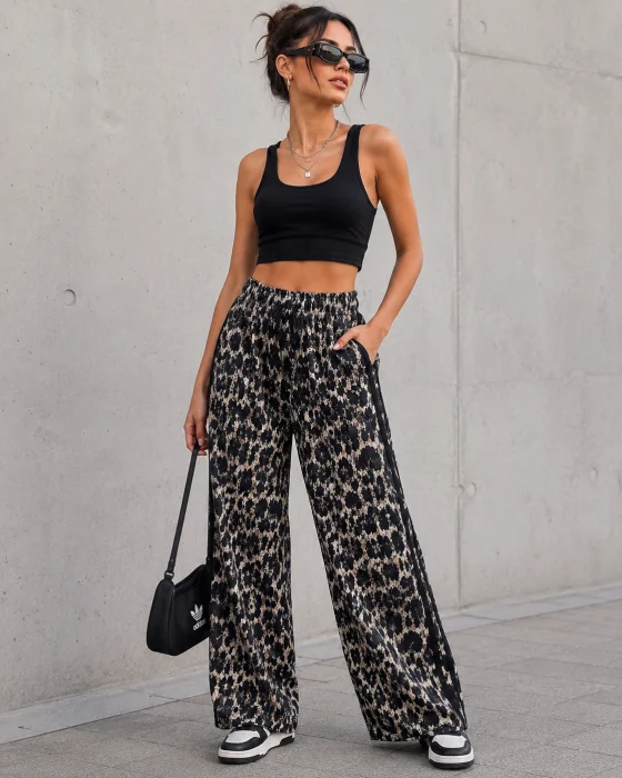  Palazzos Print   Modelo Renata    Lycra de Verano: