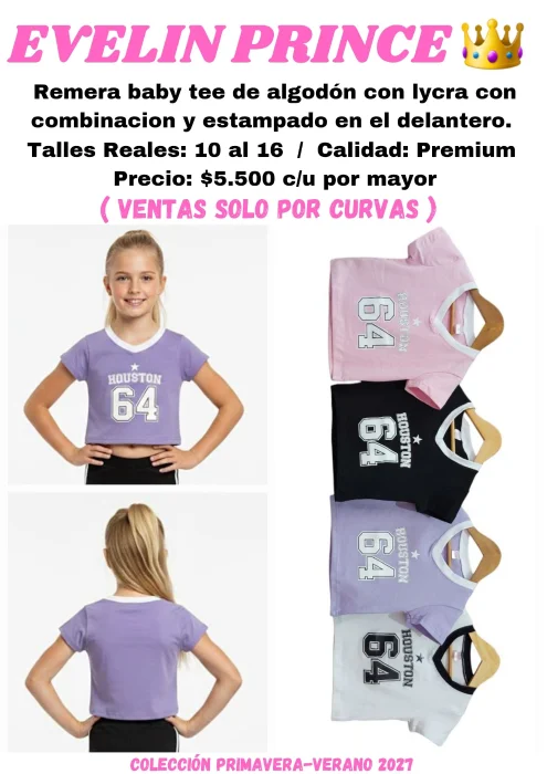 Remera Baby Tee 64