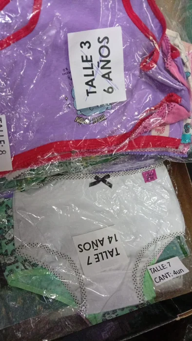 Lote Bombacha Nena 116un Surtido de Talles