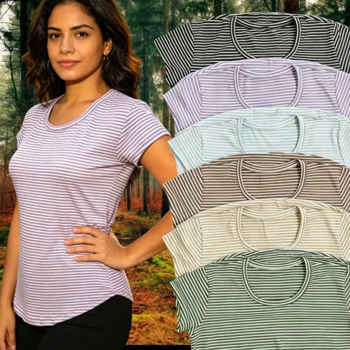 Remeras de Modal Rayado