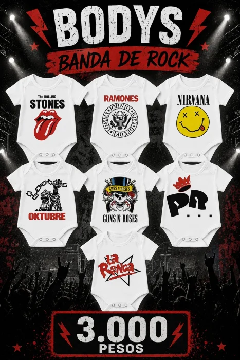 Bodys de Bandas de Rock
