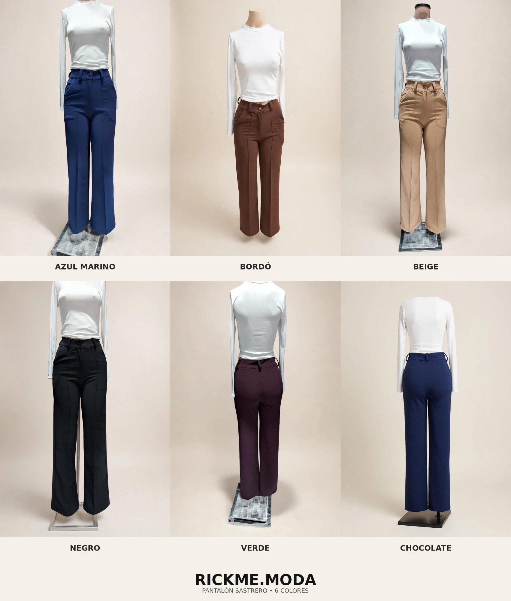 Pantalón  Recto Elastizado - Imagen 3