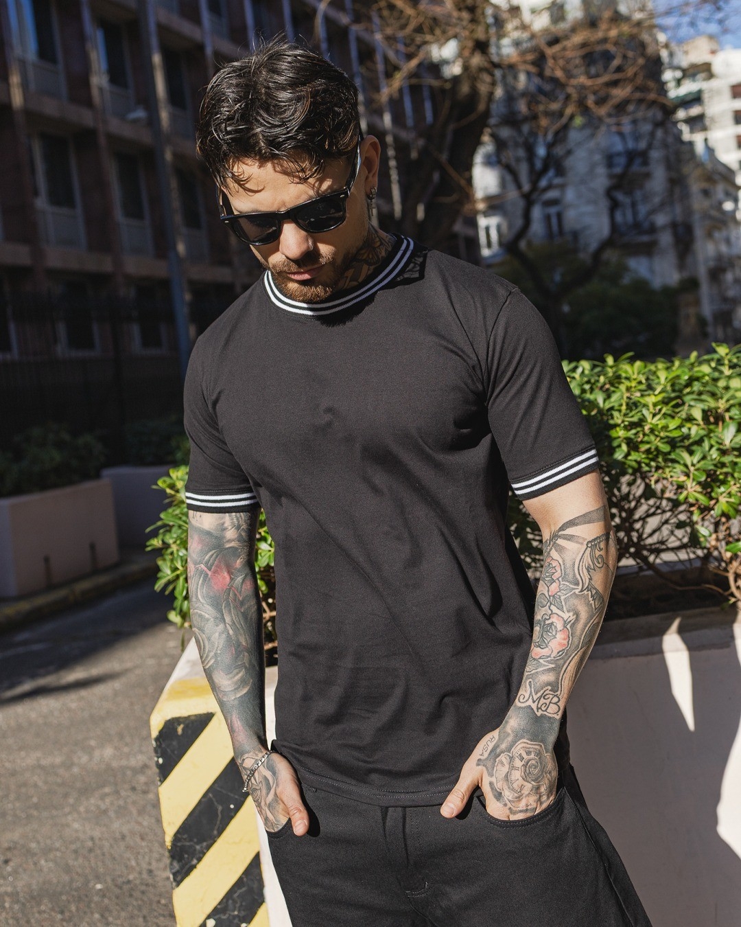 Remera C/ Cuello Tejido - Imagen 2