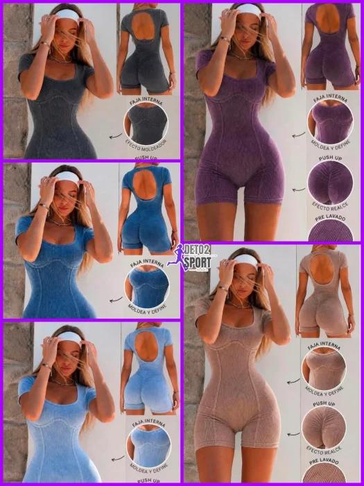 Catsuit Prelavado Push Up Capicua