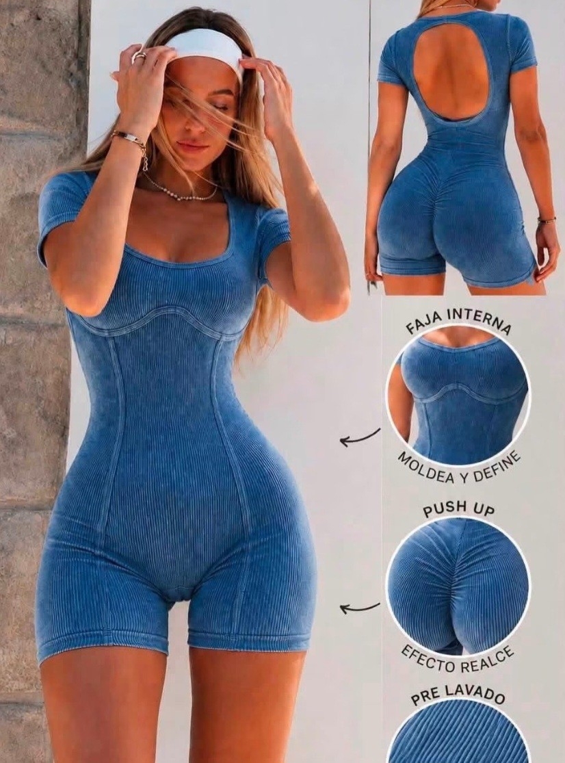 Catsuit Prelavado Push Up Capicua - Imagen 5