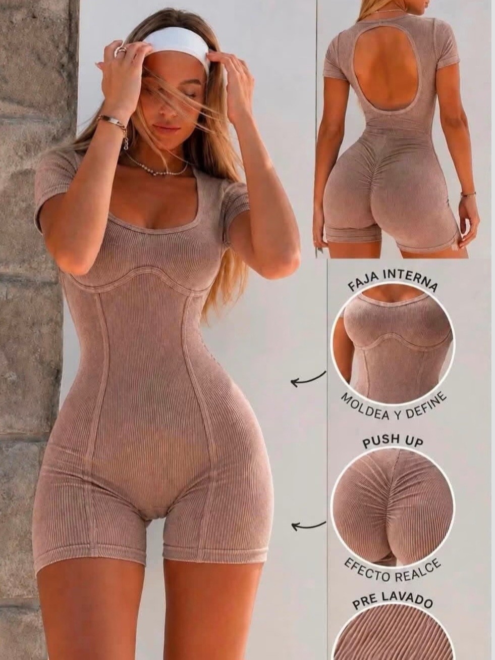 Catsuit Prelavado Push Up Capicua - Imagen 6