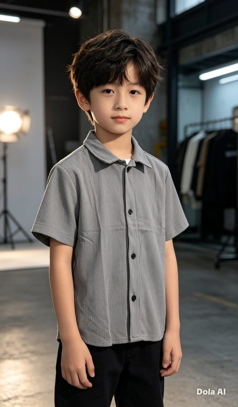 Camisa Wafle Niños - Imagen 4