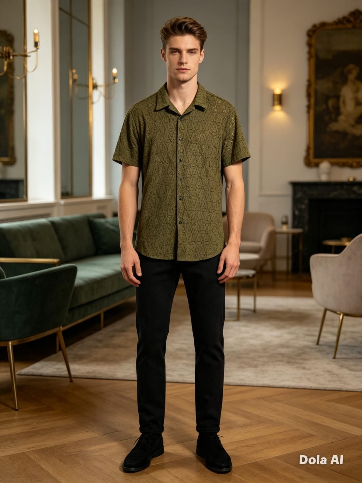 Camisas Broderi de Punto Hombre - Imagen 2