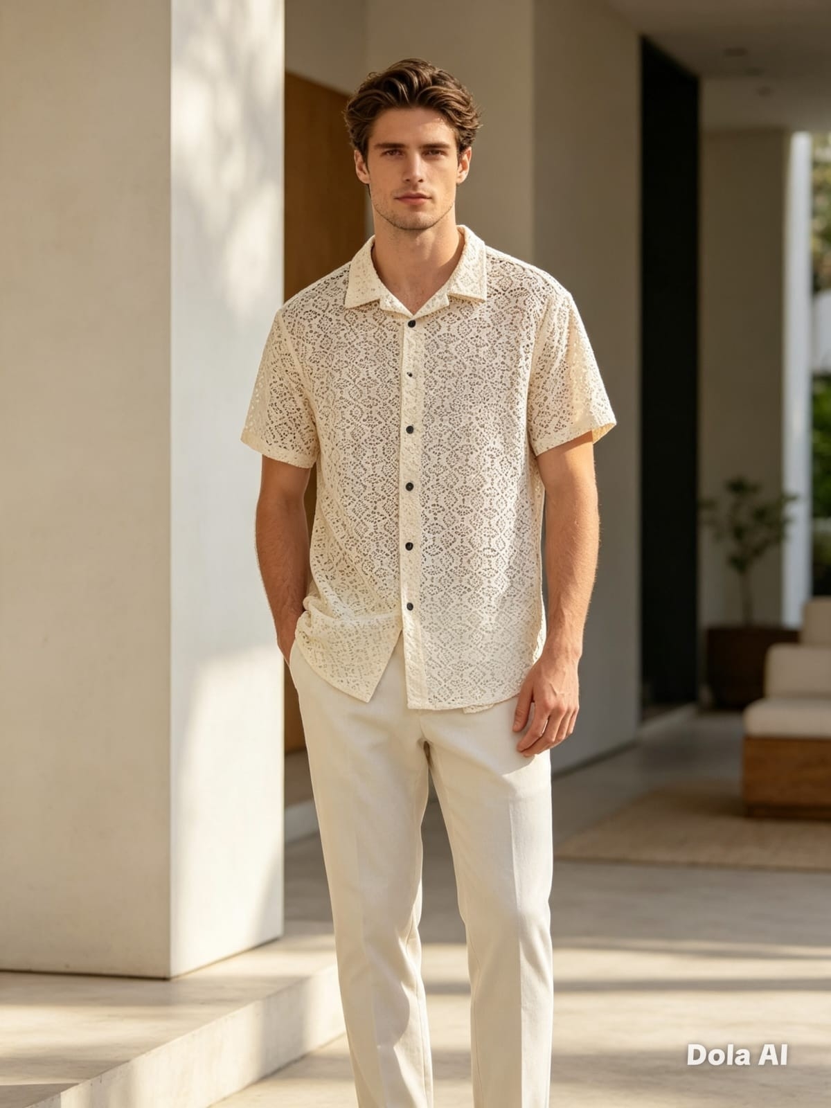 Camisas Broderi de Punto Hombre - Imagen 5