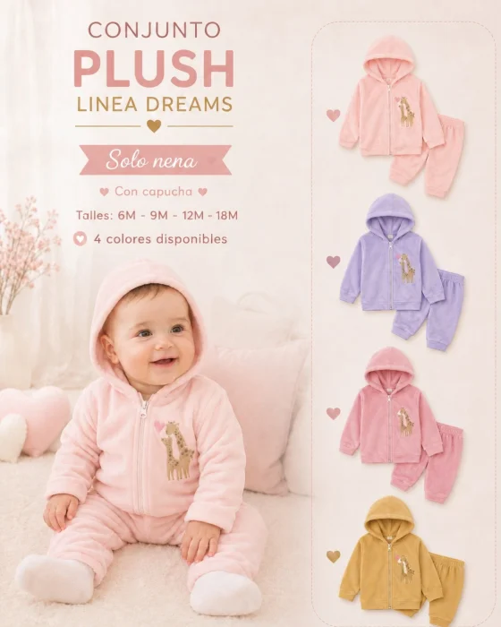Conjunto Plush Dreams Nena