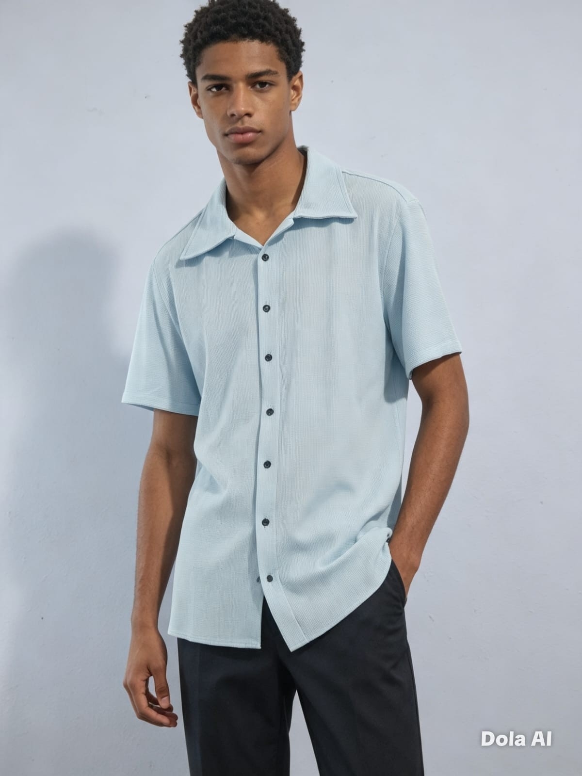 Camisas  Wafle de Hombre - Imagen 4