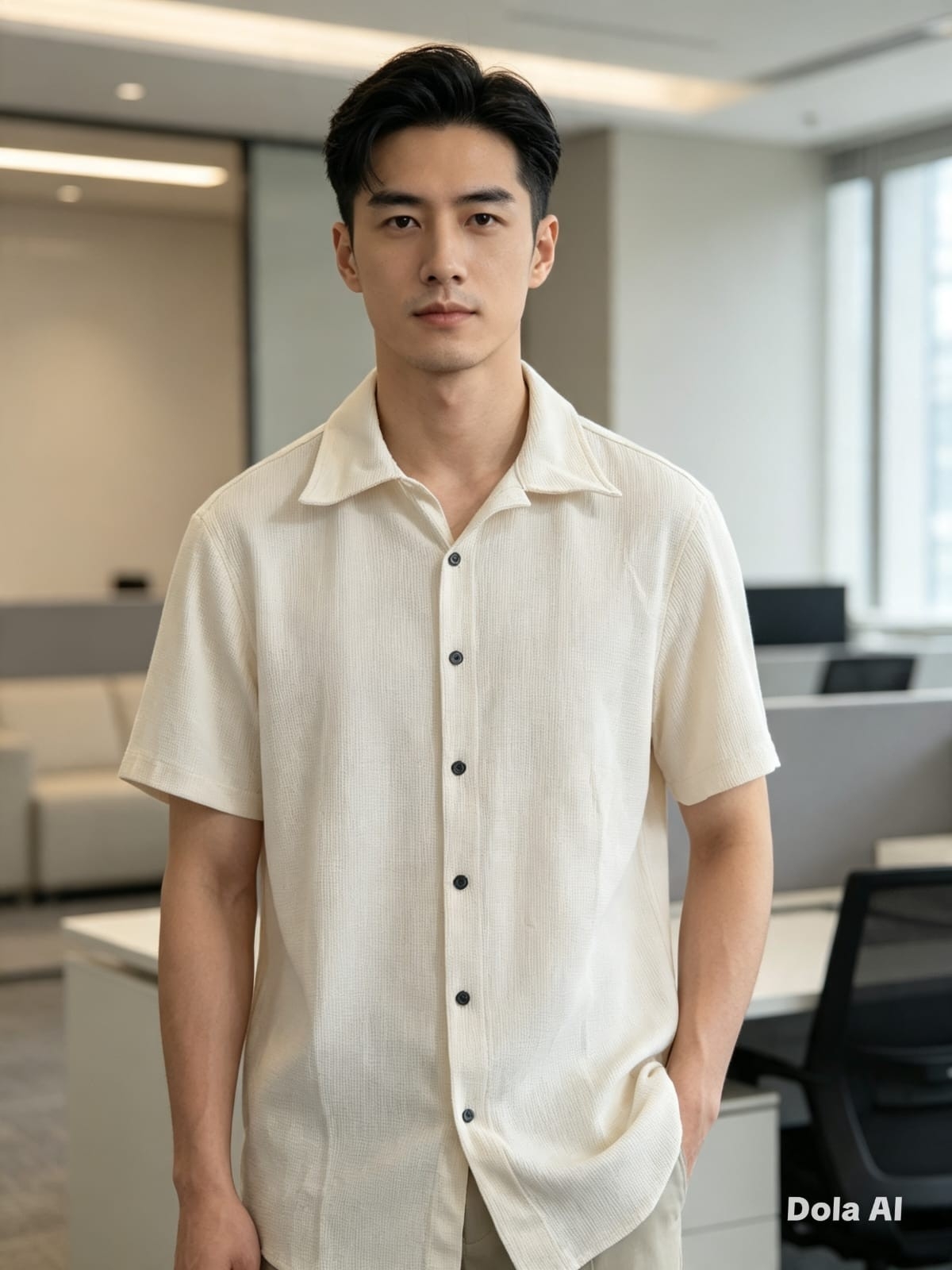 Camisas  Wafle de Hombre - Imagen 5