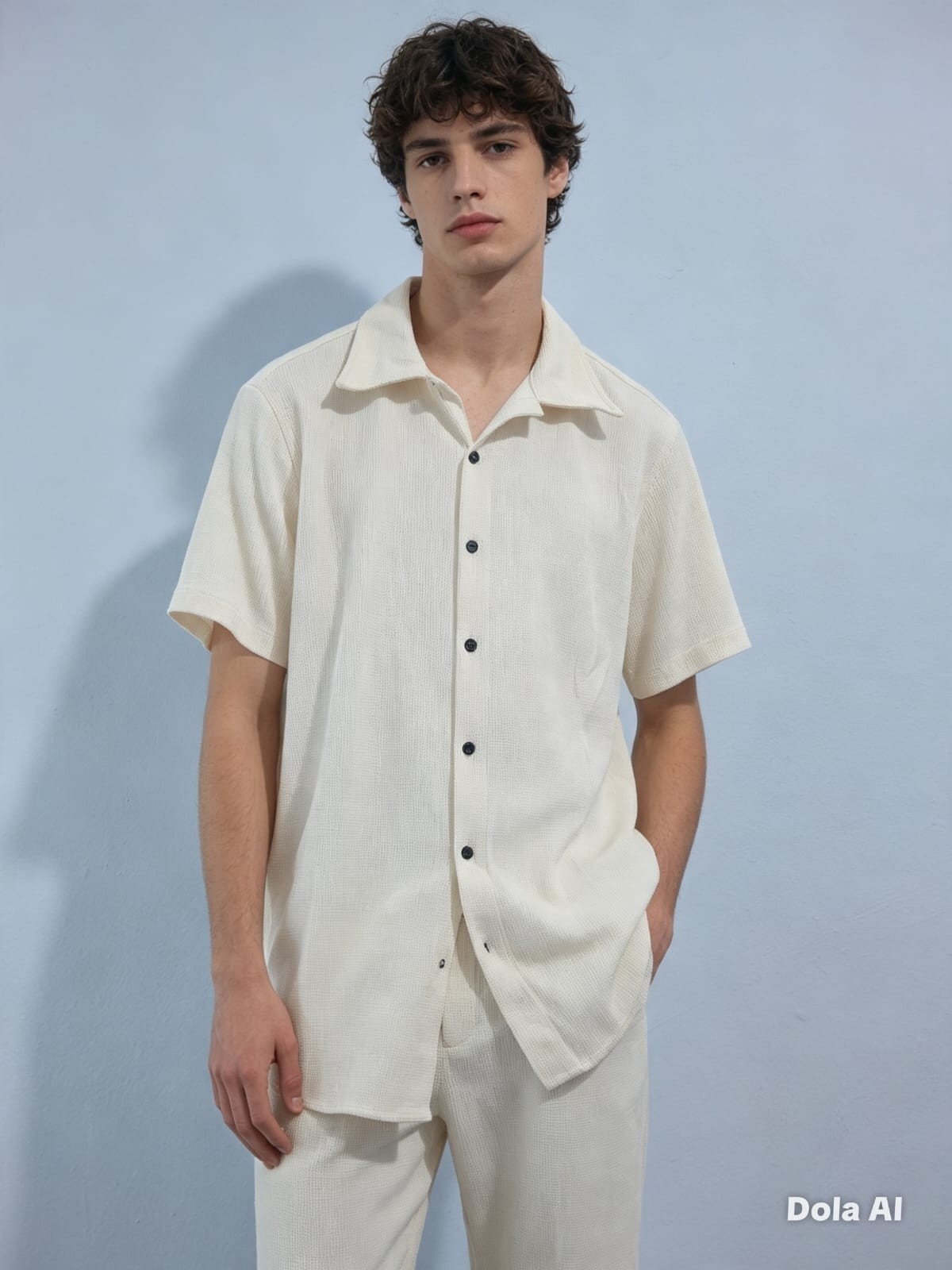 Camisas  Wafle de Hombre - Imagen 7