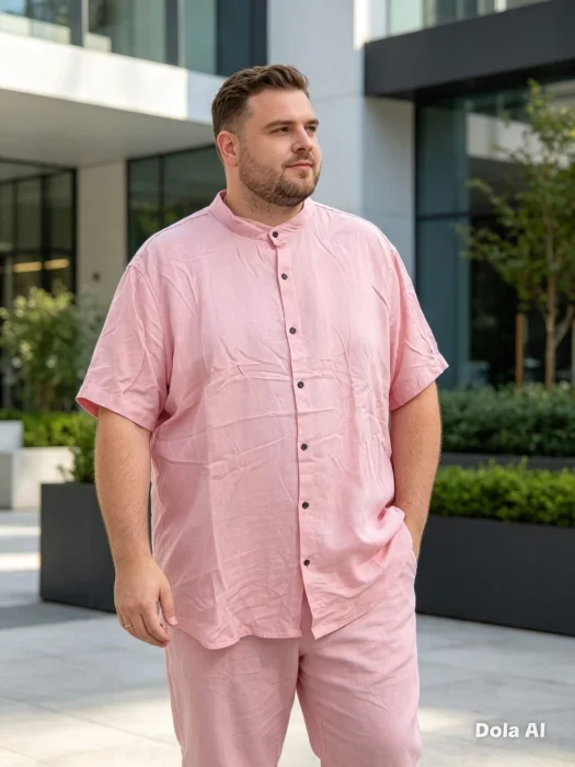 Camisas Lino de Hombre Talle Especial