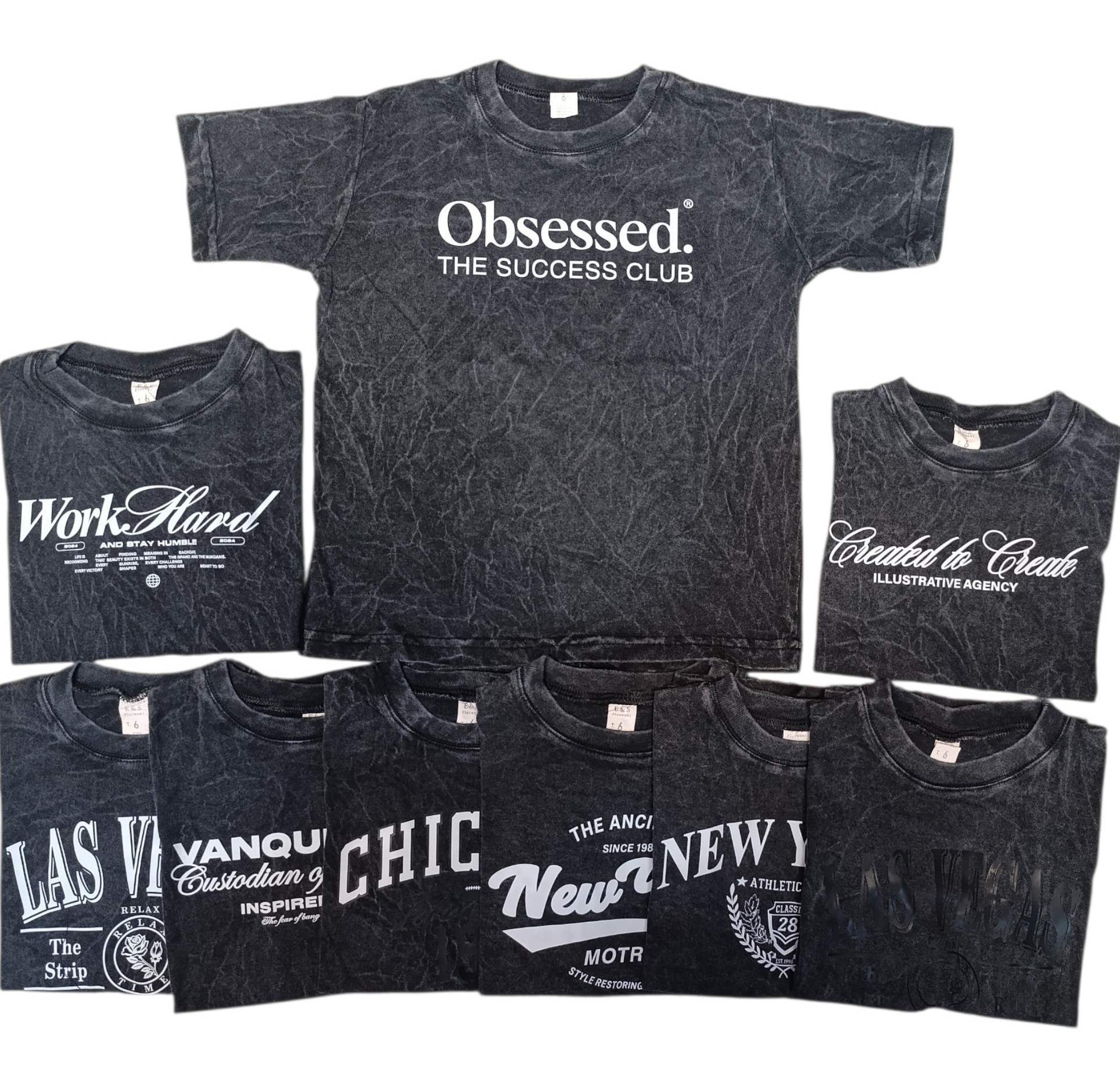 Remeras Oversise Niños Nevados - Imagen 2