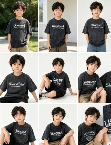 Remeras Oversise Niños Nevados