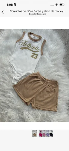 Conjunto Bodys de Niña Morley