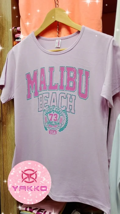 Remera Oversize de Algodón "malibu" (por Curva)