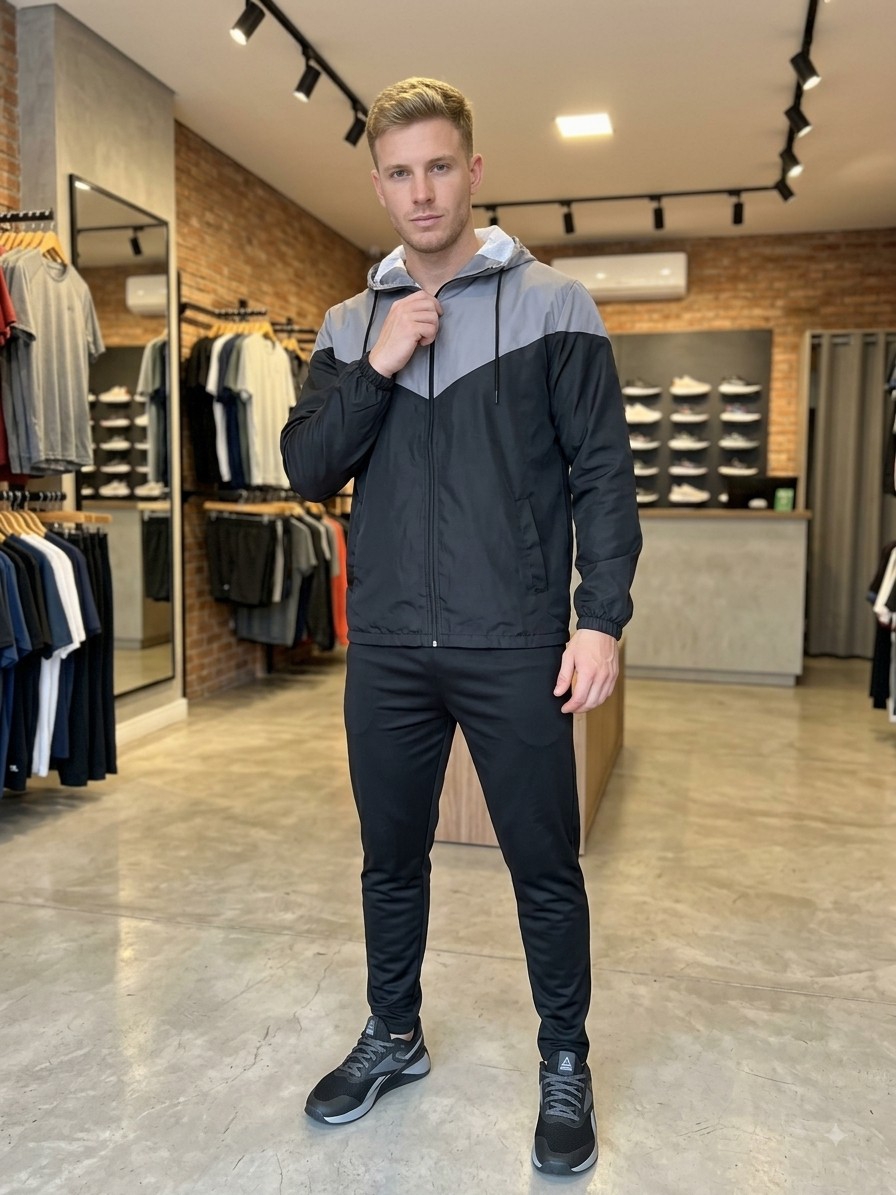 Campera Rompevietos de Hombre con Forro Red - Imagen 3