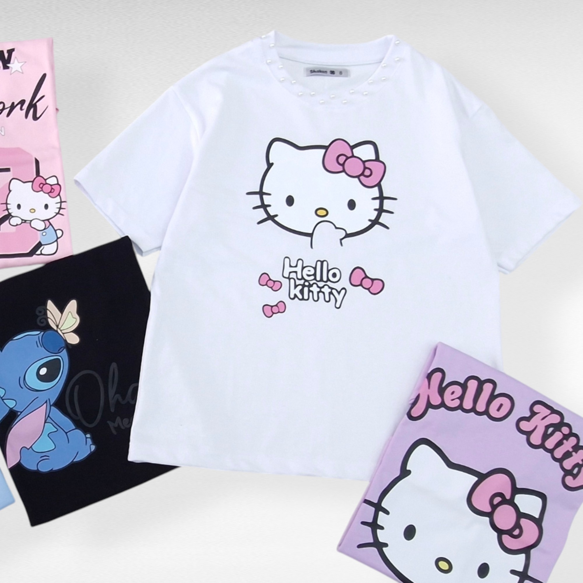 Remera Oversize Kitty - Imagen 3