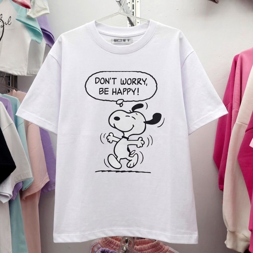 Snoopy Remera Oversize Algodón - Imagen 2