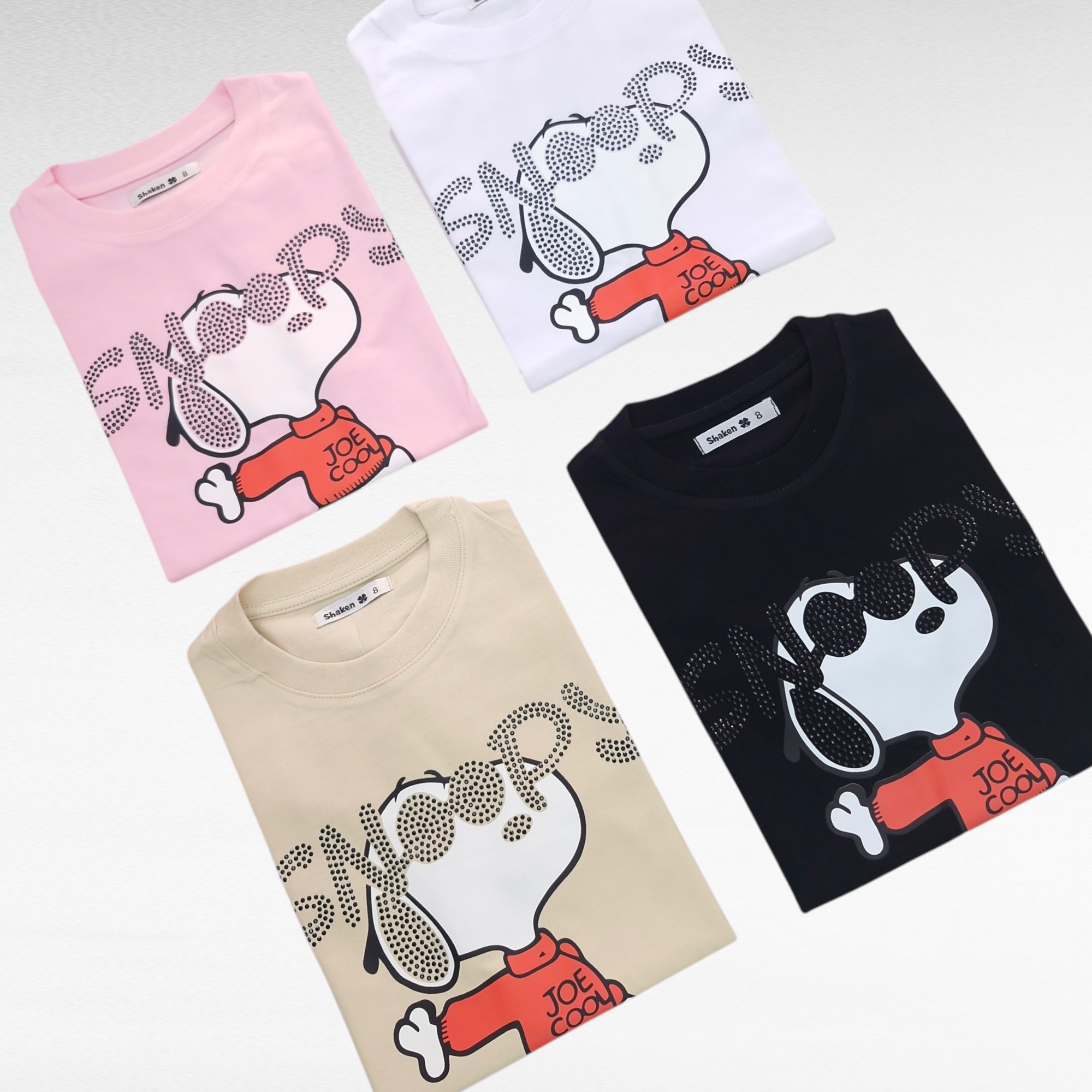 Snoopy Brillo Remera Oversize Algodón - Imagen 3