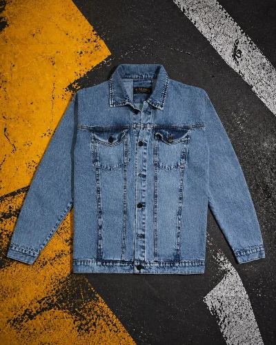 Camperas de Jeans Oversize de Hombre Art Lune
