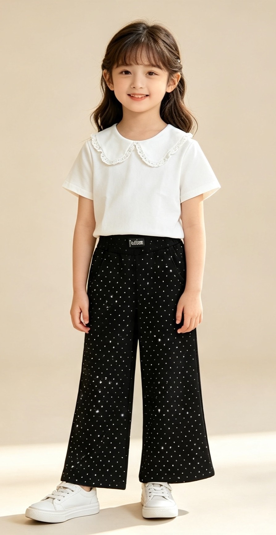 Remera de Nena con Puntilla - Imagen 2