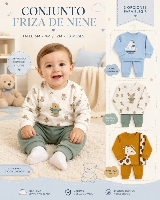 Conjunto Friza de Nene Linea Dreams